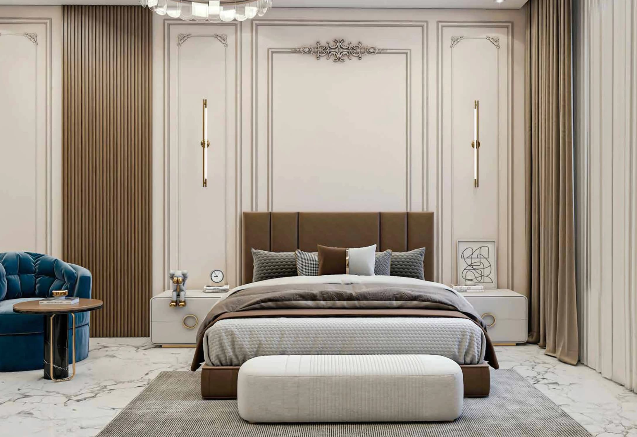 Indiabulls Heights — bedroom interior