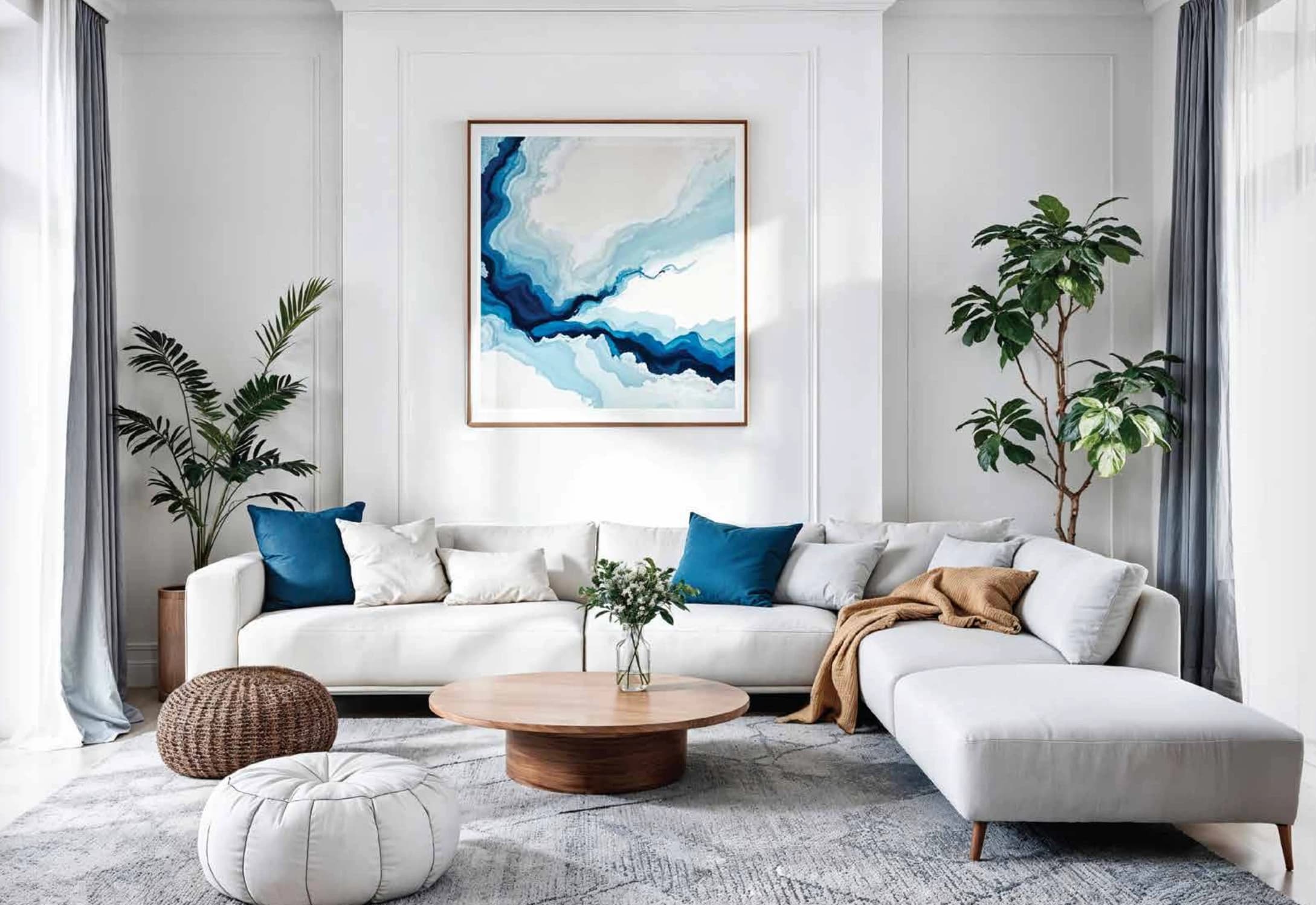 Indiabulls Heights — living room interior
